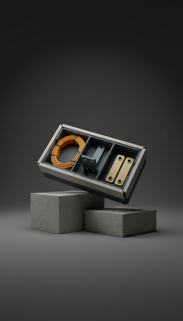 Contractor-Grade Mounting Kit With Dual Anchors