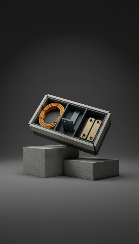 Contractor-Grade Mounting Kit With Dual Anchors