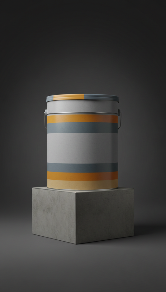 Weather-Resistant Rooftop Coating Pail